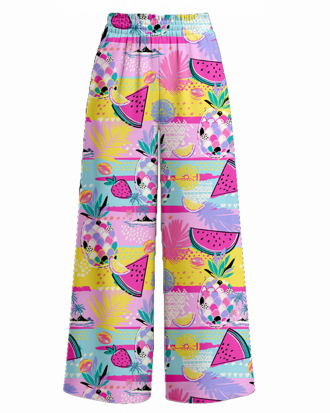 Tropical Wide Leg Pants